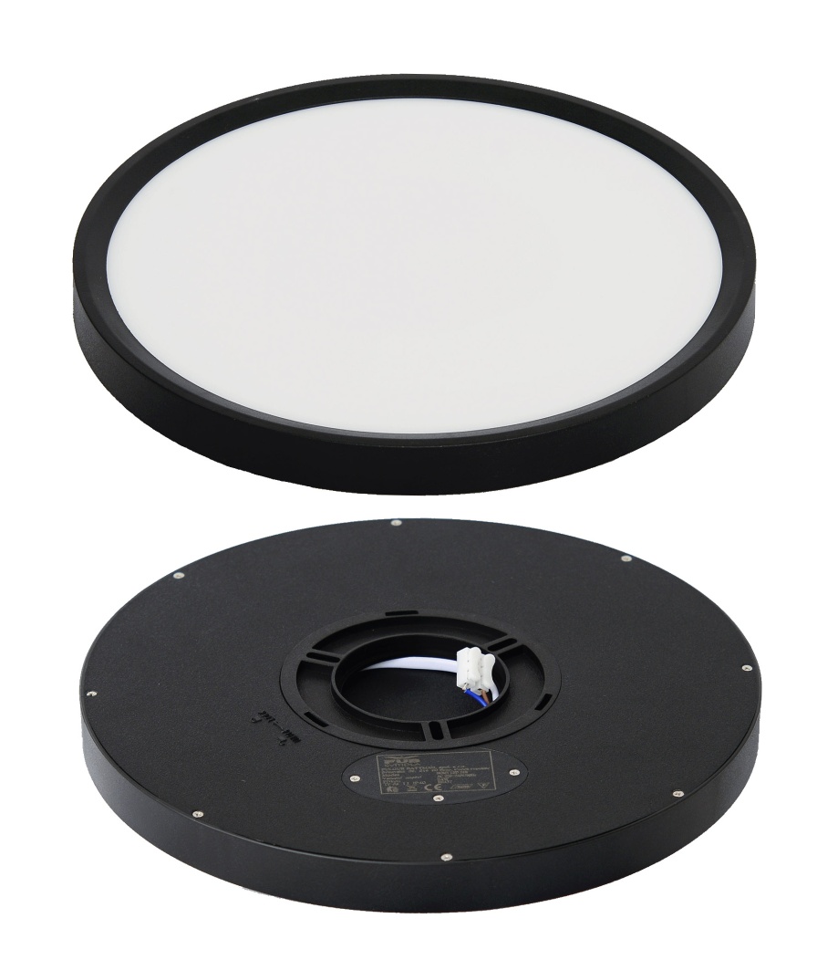 Svítidlo NOMY LED 24W BLACK s nast. teploty světla s-42362