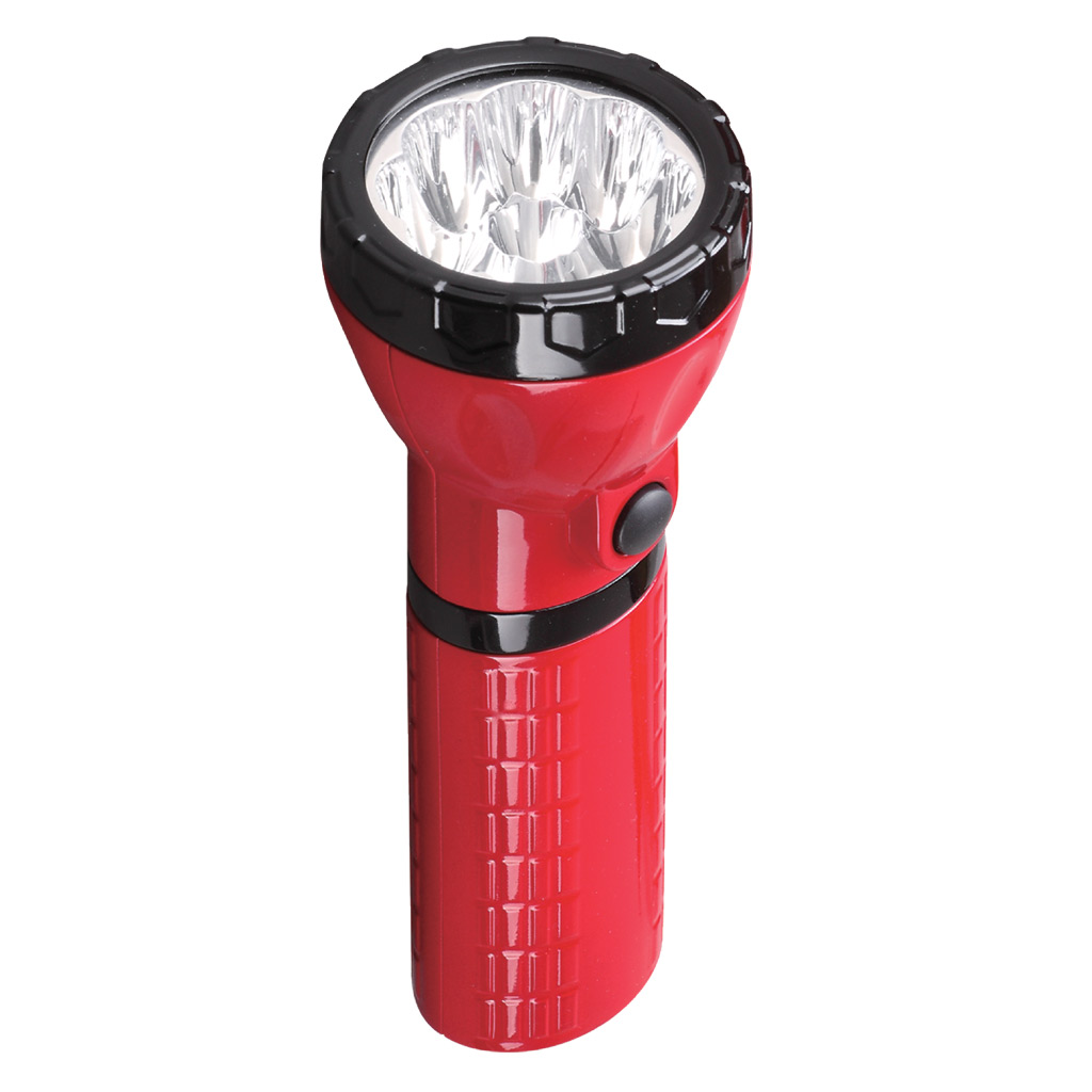 Svítilna Solight nabíjecí LED, plug-in, Pb 800mAh, 9x LED, červenočerná WN10