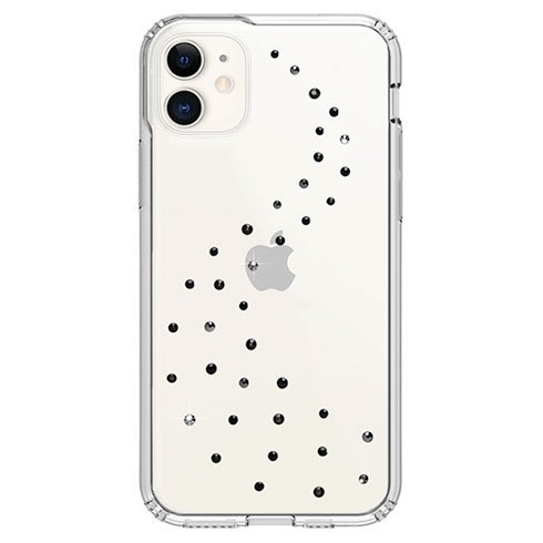 Swarovski kryt Milky Way Clear pre iPhone 11 - Starry Night IPXR2-MW-CL-BLK