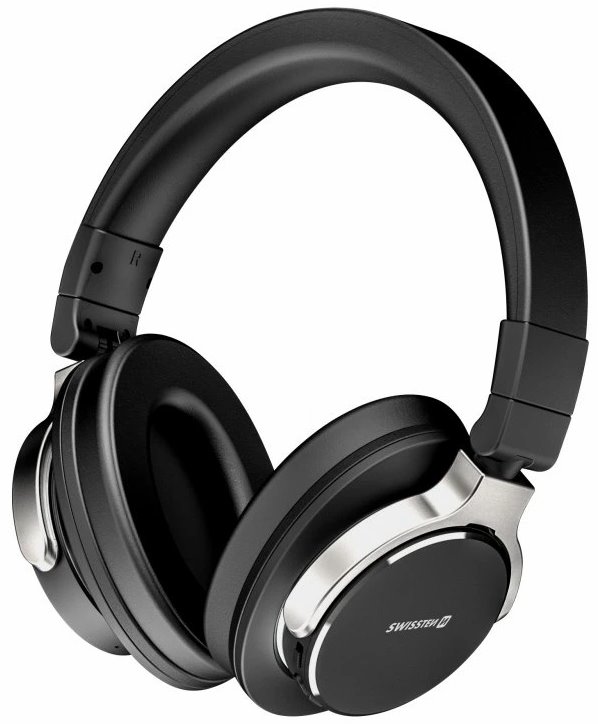 Swissten bluetooth stereo sluchátka jumbo černá 52510600