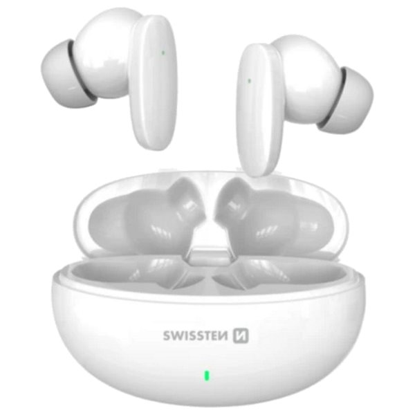 SWISSTEN BLUETOOTH TWS SLUCHÁTKA SONIC BÍLÁ 54400210