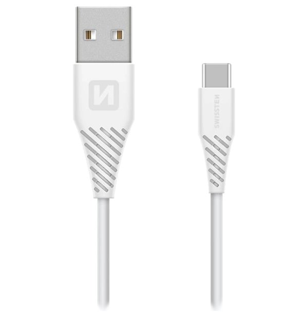SWISSTEN DATOVÝ KABEL USB/USB-C BÍLÝ 1,2M (SAMOPRODAVAČ) 71506020BOX