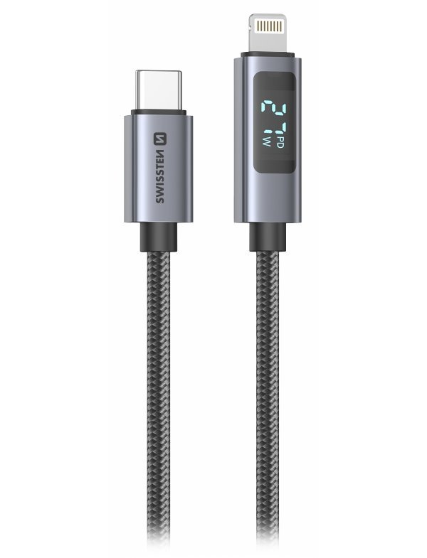 Swissten LCD kabel USB-C / lightning 1,5m 71551076
