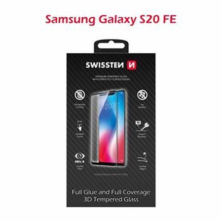 SWISSTEN OCHRANNÉ SKLO ULTRA DURABLE 3D SAMSUNG G780 GALAXY S20 FE CERNÉ 64701868