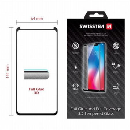 SWISSTEN OCHRANNÉ SKLO ULTRA DURABLE 3D SAMSUNG GALAXY S8 ČERNÉ 64701762