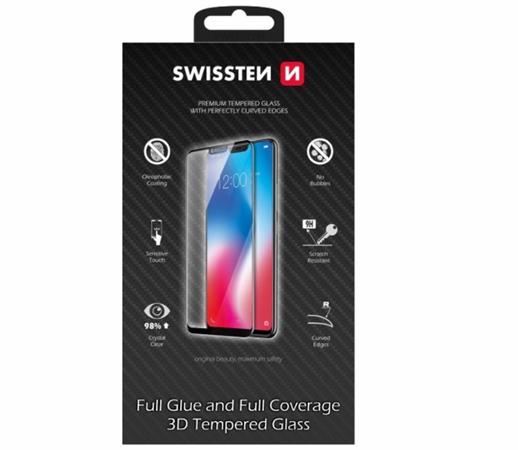 SWISSTEN OCHRANNÉ SKLO ULTRA DURABLE 3D XIAOMI REDMI NOTE 10 5G/POCO M3 PRO 5G ČERNÉ 64701882
