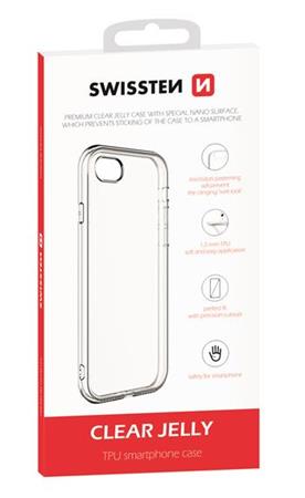 SWISSTEN POUZDRO CLEAR JELLY APPLE IPHONE 6/6S TRANSPARENTNÍ 32801701