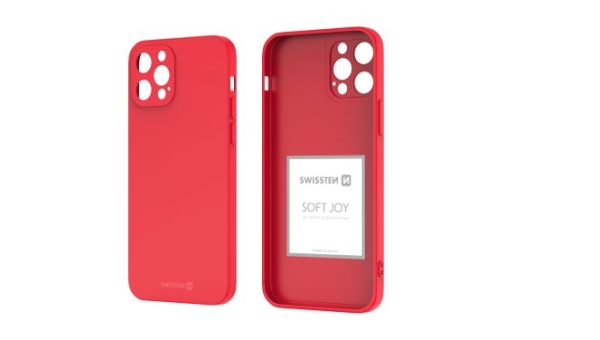SWISSTEN POUZDRO SOFT JOY APPLE IPHONE 12 PRO CERVENÉ 34500131