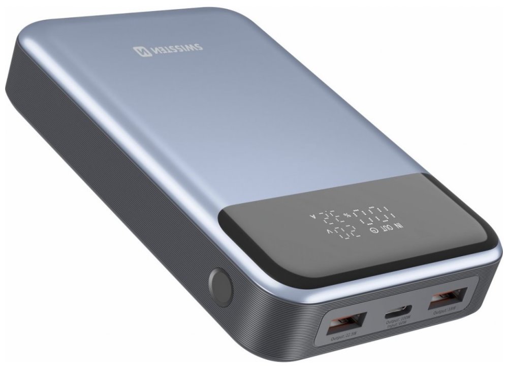SWISSTEN POWER BANK 20000 mAh 100W POWER DELIVERY PRO NOTEBOOKY 22013932