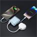 Swissten Power Bank Space 10000 mAh S Integrovanými Kabely USB-C A Lightning Modrá 22013984