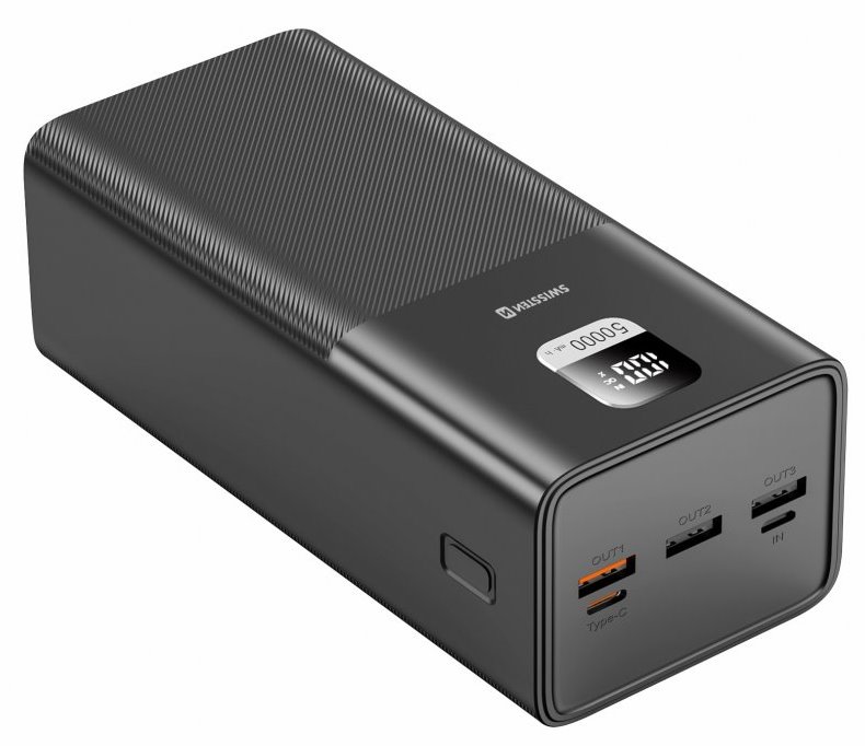 SWISSTEN POWER LINE POWER BANK 50000 mAh 100W POWER DELIVERY BLACK 22013942