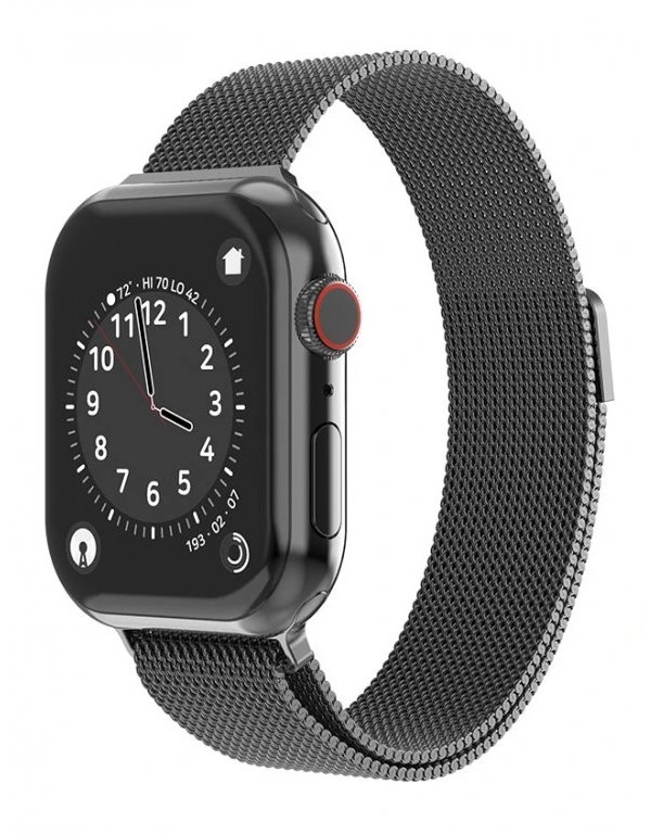 Swissten řemínek pro apple watch milánský tah 38 / 40 / 41 mm černý 46000201