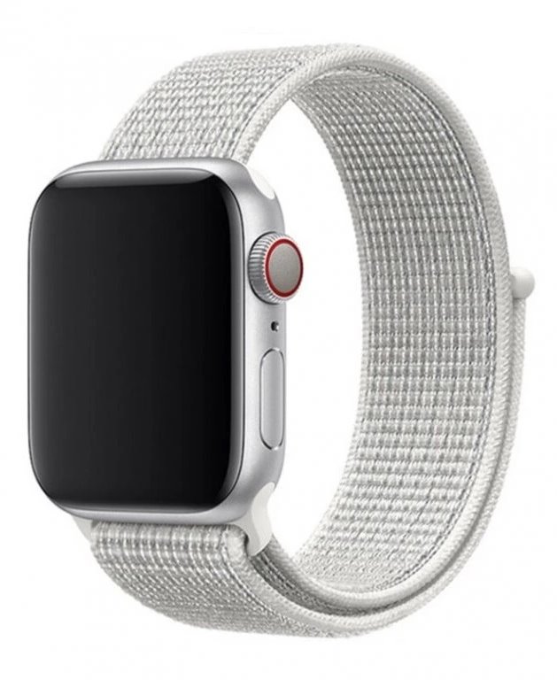 Swissten řemínek pro apple watch nylonový 42 / 44 / 45 / 49 mm bílý 46000713
