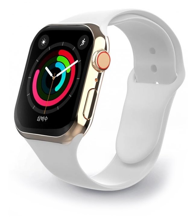 Swissten řemínek pro apple watch silikonový 42 / 44 / 45 / 49 mm bílý 46000114