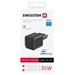 SWISSTEN SÍŤOVÝ ADAPTÉR GaN 1x USB-C 35W POWER DELIVERY ČERNÝ 22070210