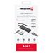 Swissten usb-c hub 4-in-1 (usb-c 100w, hdmi 4k, 2x usb-a) aluminium 44040201