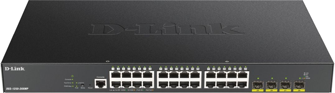 Switch/28-port switch combo sfp, Řízený switch, 28 portů DGS-1250-28XMP