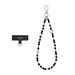 SwitchEasy Beaded Wrist Strap + Strap Card - Onyx Bloom MPHIPH343OB24
