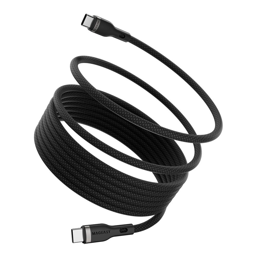 SwitchEasy USB-C kábel Magnetic Wire Fast Charging Cable 2m 240W - Black MUC42M250BK24