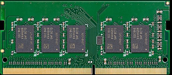 Synology 16GB DDR4-2666 ECC unbuffered SO-DIMM 260pin 1.2V, DVA3219 D4ECSO-2666-16G
