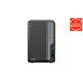 Synology™ DiskStation DS225+ (2x HDD, 4jadro CPU, 2(6)GB RAM, 1+2,5GLAN, 2x USB3.2Gen1)