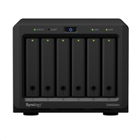 Synology DS620slim DiskStation (2C/CeleronJ3355/2-2,5GHz/2GBRAM/6xSATA/2xUSB3.0/2xGbE)