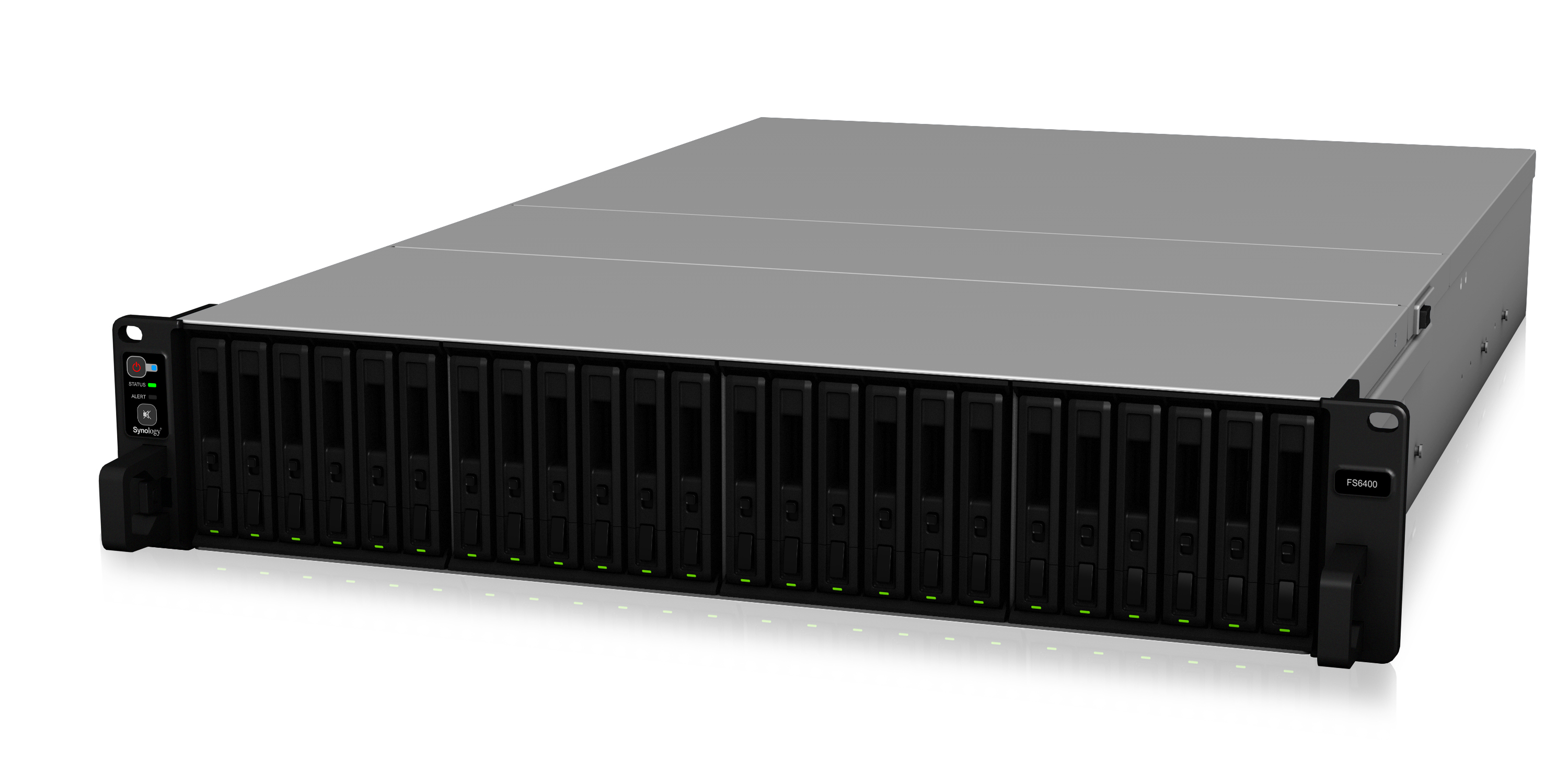 Synology FlashStation FS6400 - Server NAS - 24 zásuvky - k upevnění na regál - RAID 0, 1, 5, 6, 10,