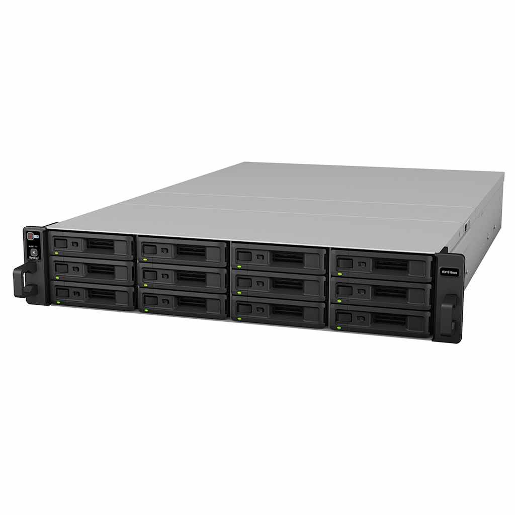 Synology RX1216sas - Pole pevných disků - 12 zásuvky (SATA-600 / SAS) - SAS (externí) - k upevnění