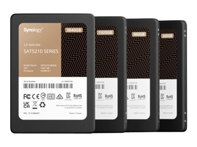 SYNOLOGY, Synology SSD 3.84TB SATA 2.5 /7mm SAT5210-3840G