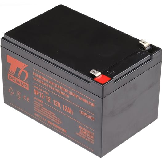 T6 POWER Akumulátor pre UPS, NP12-12, 12V, 12Ah T6UPS0030