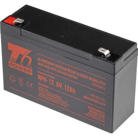 T6 POWER Akumulátor pre UPS, NP6-12, 6V, 12Ah T6UPS0013
