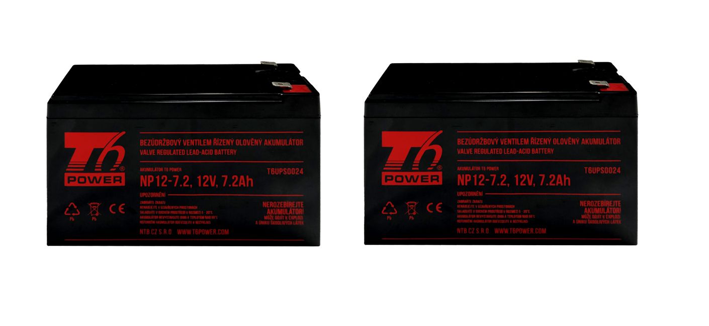 T6 Power RBC48, RBC109, RBC123, RBC22, RBC32, RBC33, RBC5, RBC9, RBC113 - battery KIT T6APC0016
