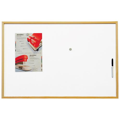 Tabule CLASSIC magnetická Eco board 60x90cm, lakovaný povrch, dřevený rám DI-BSTCO6090W