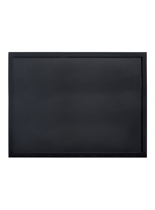 Tabule Securit WOODY nástěnná na popis křídou 60x80cm, Black + popisovač WBW-BL-60-80