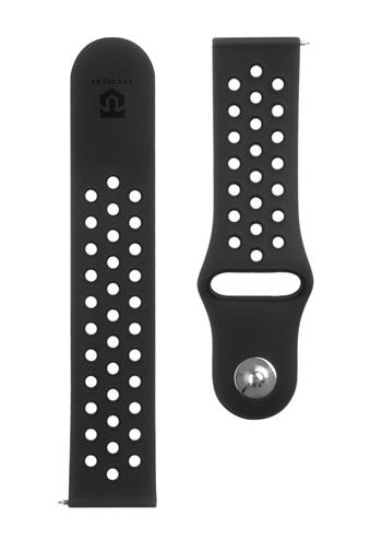Tactical 234 Double Silikonový Řemínek 22mm Black 8596311070167