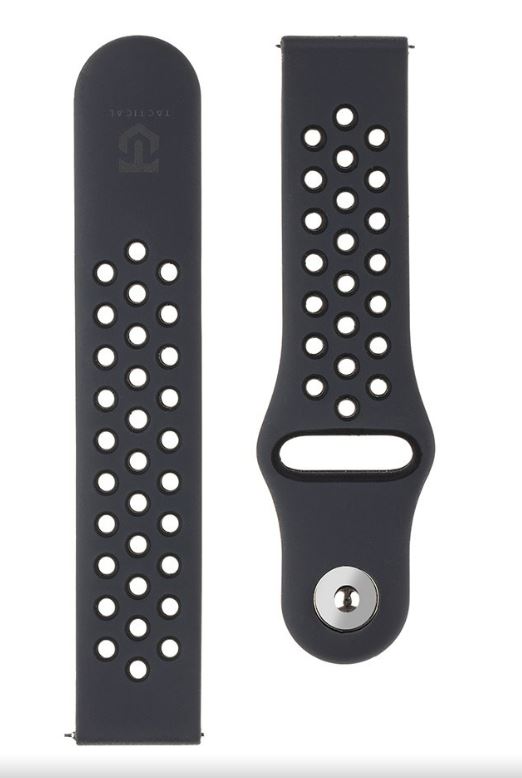 Tactical 856 Double Silikonový Řemínek 20mm Black 8596311245312