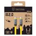Tactical Fat Man 2.0 Cable USB-C/USB-C 1m Yellow 8596311292361