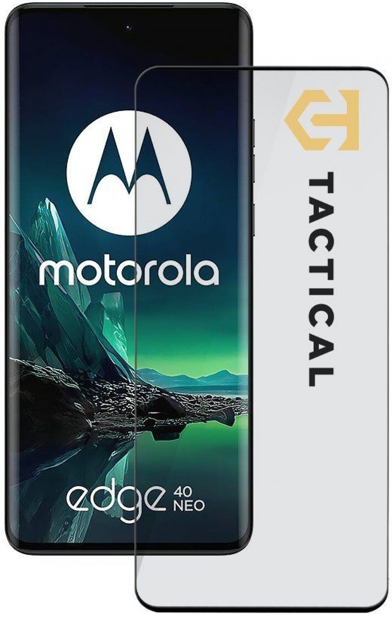 Tactical Glass Shield 5D sklo pro Motorola Edge 40 Neo Black 8596311234507