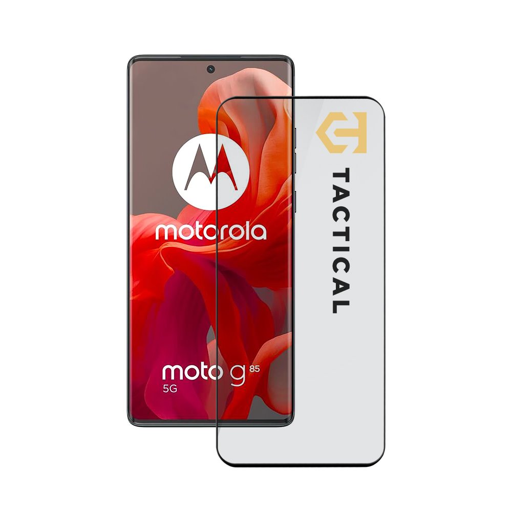 Tactical Glass Shield 5D sklo pro Motorola Moto G85 5G Black 8596311256660