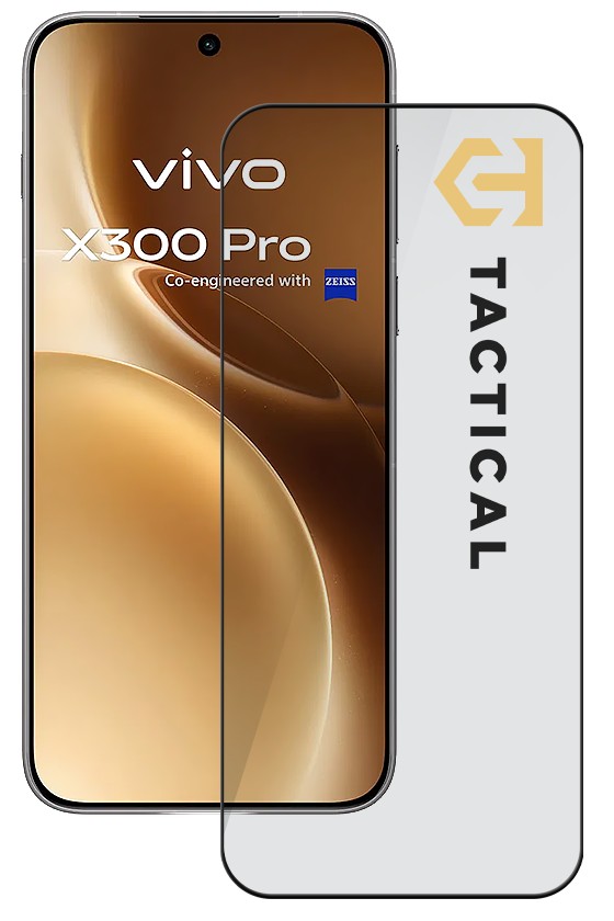 Tactical Glass Shield 5D sklo pro Vivo X300 Pro Black 8596311299698