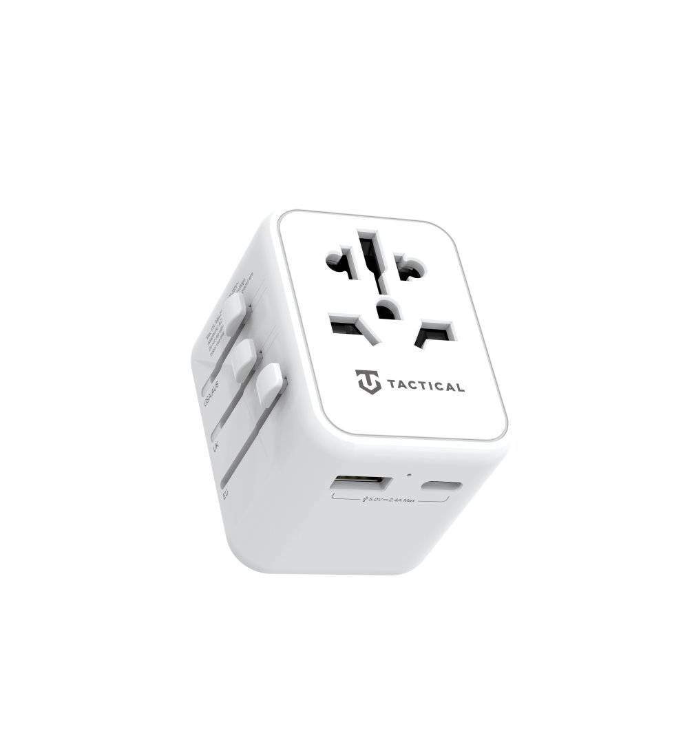 Tactical PTP Travel Adapter White 8596311212871