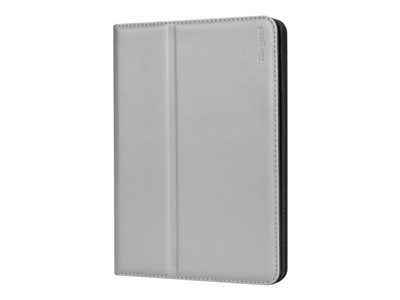 Targus Click-In - Pouzdro s klopou pro tablet - polyuretan - stříbrná - pro Apple iPad mini; iPad m THZ78104GL