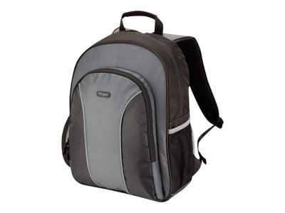 Targus Essential 15.4 - 16 inch / 39.1 - 40.6cm Laptop Backpack - Batoh na notebook - 16" - šedá, č TSB023EU
