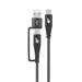 TB Touch 2v1 kabel USB-C - USB C s USB A, 1,2m AKTBXKUCTOA120B