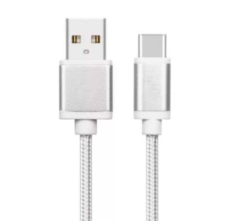 TB Touch USB - USB-C kabel, 2m, stříbrný AKTBXKUCSBA200V