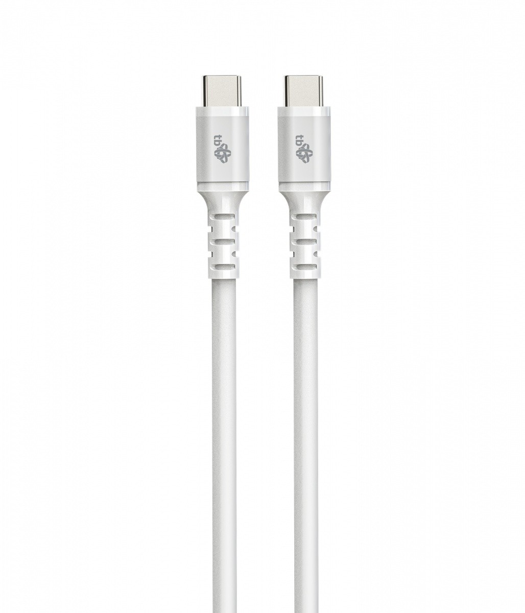 TB USB-C kabel bílý 100W 1m AKTBXKUCC2SI10W