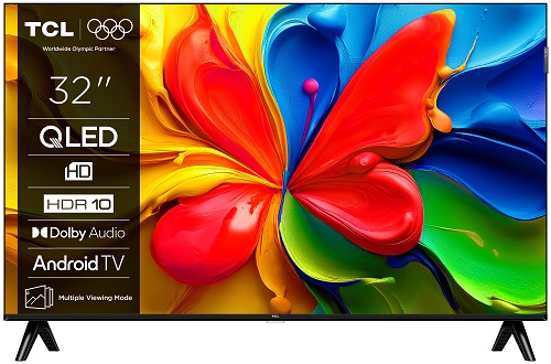 TCL 32S4K SMART TV 32" QLED/HD/Direct LED/2xHDMI/1xUSB/LAN/Android OTEVŘENO 32S4KR