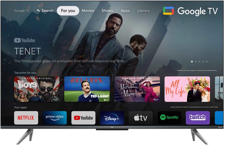 TCL 43C735 QLED TV 43" 4K UHD 3840×2160 5901292518950