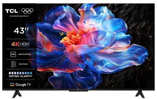 TCL 43P61K SMART TV 43" LED/4K UHD/Direct LED/3xHDMI/1xUSB/LAN/GoogleTV POŠKOZENÁ KRABICE 43P61KR