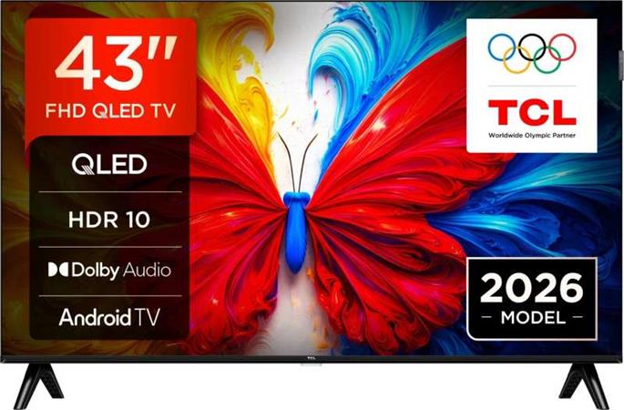 TCL 43S5L SMART TV 43" QLED/FHD/Direct LED/50Hz/2xHDMI/1xUSB/LAN/AndroidTV